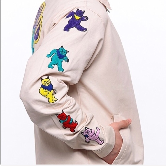 Dolls Kill Jackets & Blazers - NWOT RIPNDIP Grateful Dead Dancing Cats Jacket